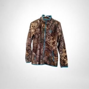 Women's Sm camouflage Realtree zip up jacket